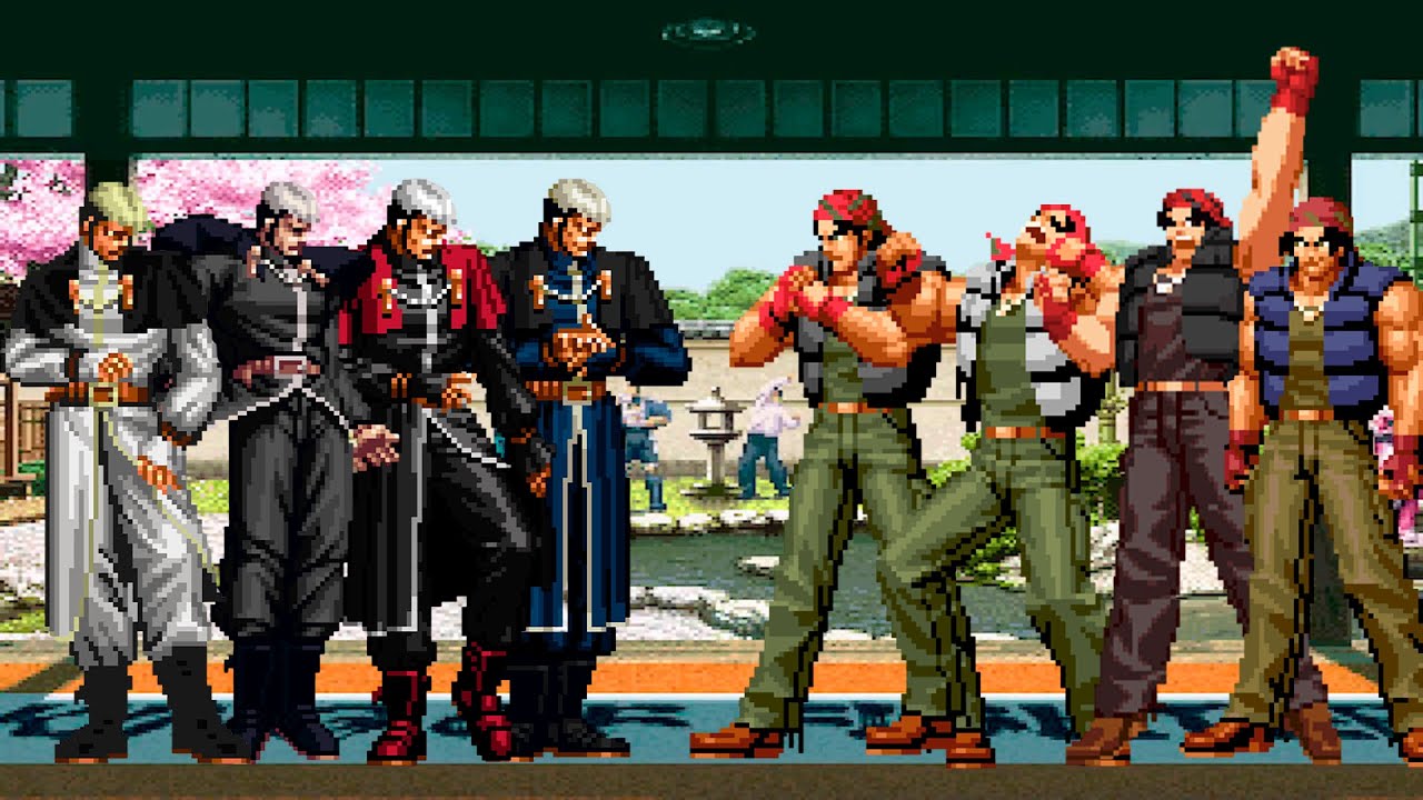 [KOF Mugen] Goenitz Team vs Ralf Jones Team