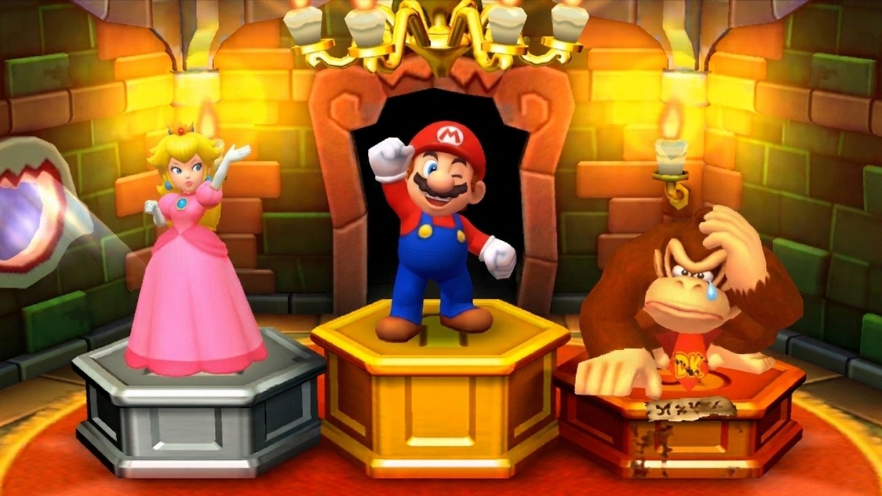 【マリオパーティスターラッシュ】ミニゲームマリオVsピーチVsドンキーコングVsロゼッタ(最強CPU｢たつじん)