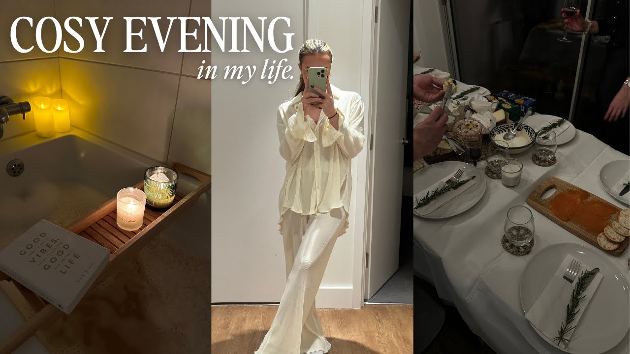 spend a cosy evening with me | destress after a bad day ☁️✨