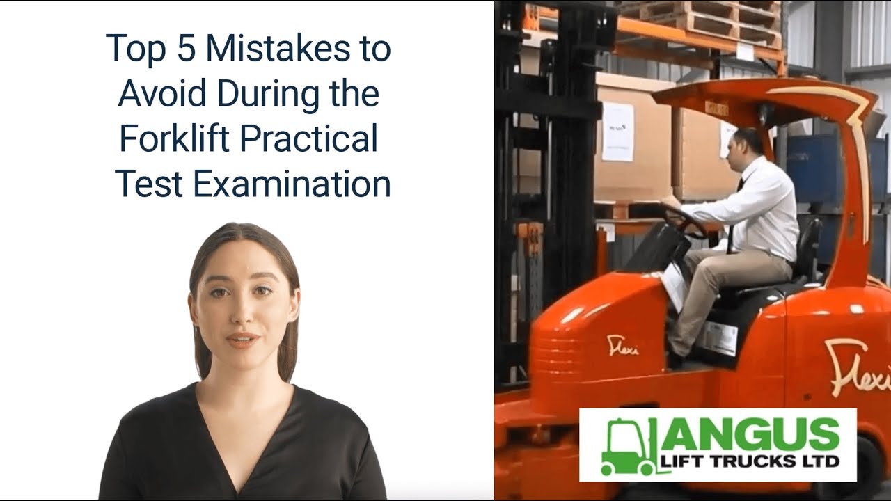 Top 5 Mistakes to Avoid During the Forklift Practical Test Examination
