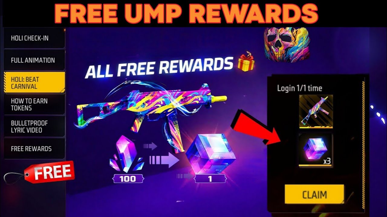 CLAIM FREE GUN SKIN REWARDS🔥free fire new event malayalam, free fire malayalam, ff malayalam