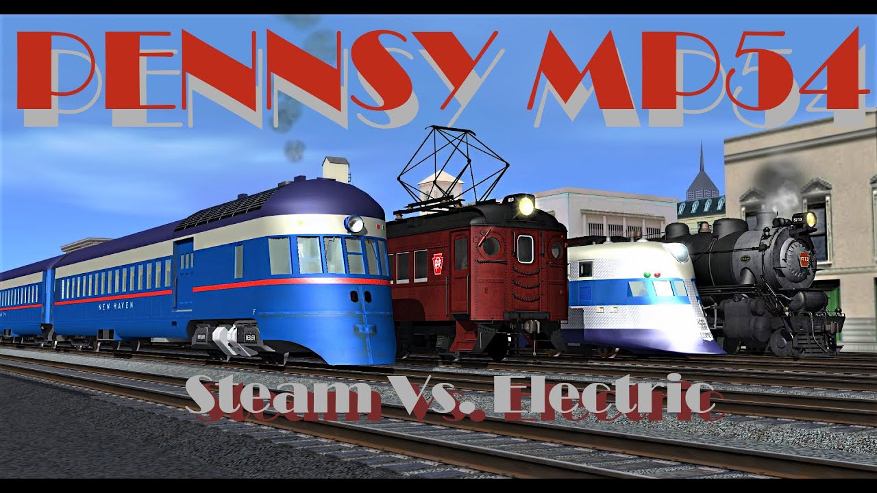 Product Review - MP54 Pack By K&L Trainz + Trainz Race - Steam Vs. Electric (PRR G5s, E6s, NH Comet)