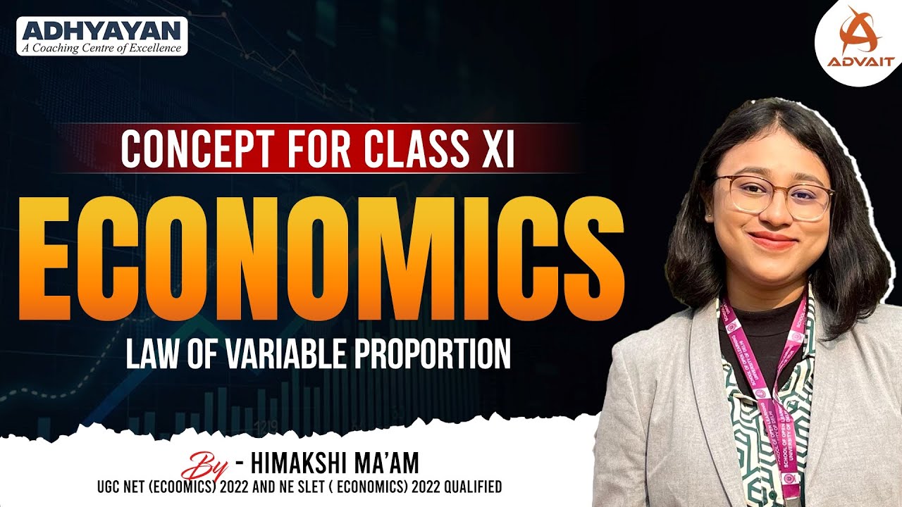 Concept for Class 11 | Economics | Law of Variable Proportion | By - Himakshi Ma'am