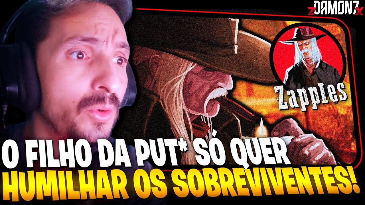 Eu Quase FIQUEI MALUCO Vendo o Zapples HUMILHANDO OS SURVS - REACT - Dead by Daylight