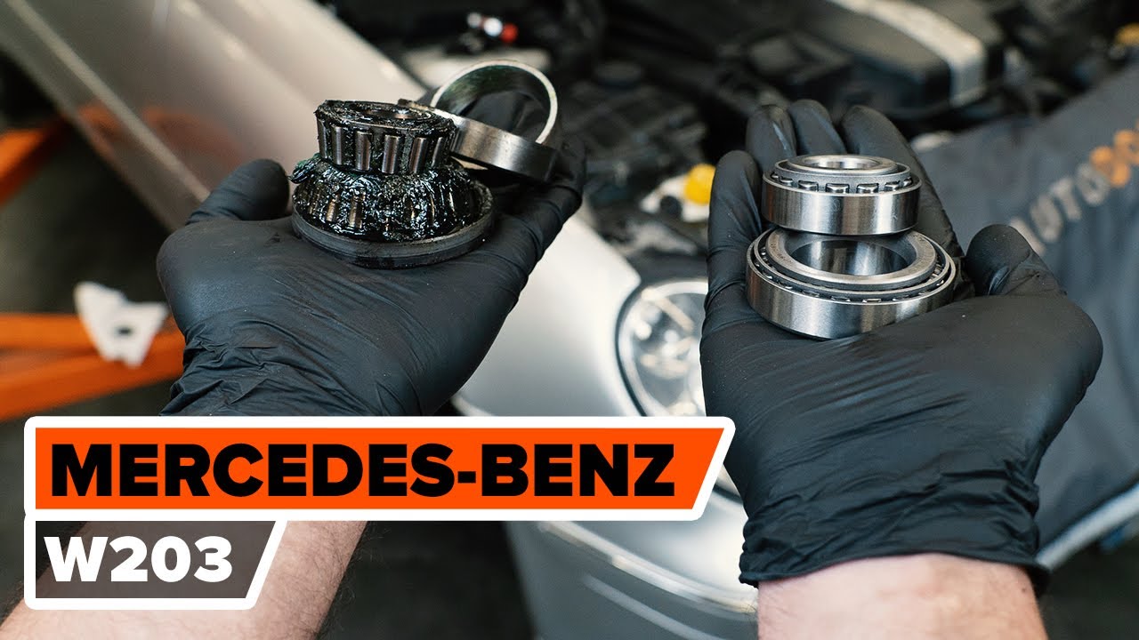 MERCEDES-BENZ W203 C-Osztály első kerékcsapágy csere [ÚTMUTATÓ AUTODOC]