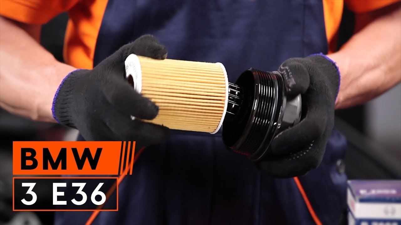 Cómo cambiar el aceite de motor, filtro de óleo en BMW 3 E36 INSTRUCCIÓN | AUTODOC