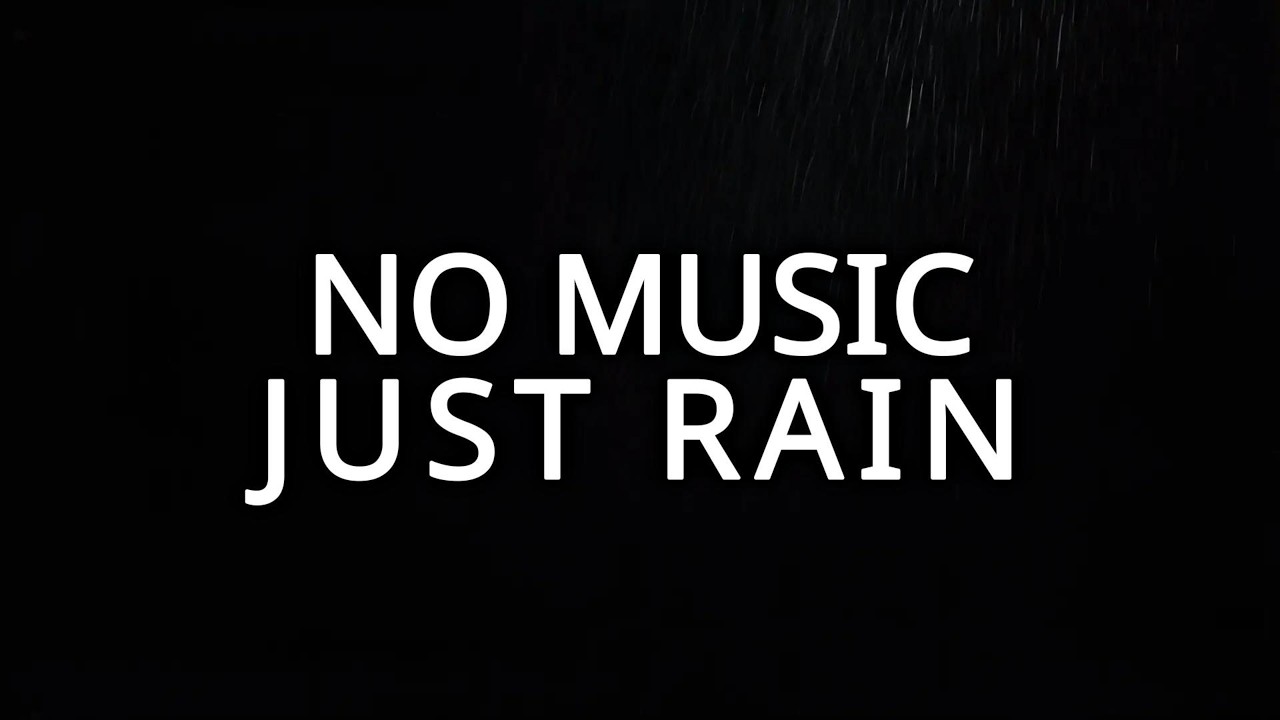 Black Screen Rain – 3 Hours Heavy Rain Sounds for Sleeping (No Music)