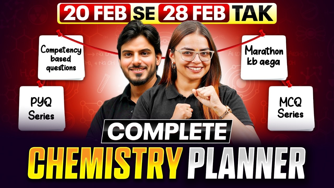 Complete Class 12 Chemistry in 9 Days 🔥 | 95%+ Score Strategy for CBSE Boards 2026