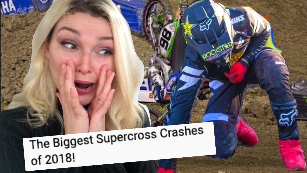 New Zealand Girl Reacts to SUPERCROSS CRASHES FOR THE FIRST TIME
