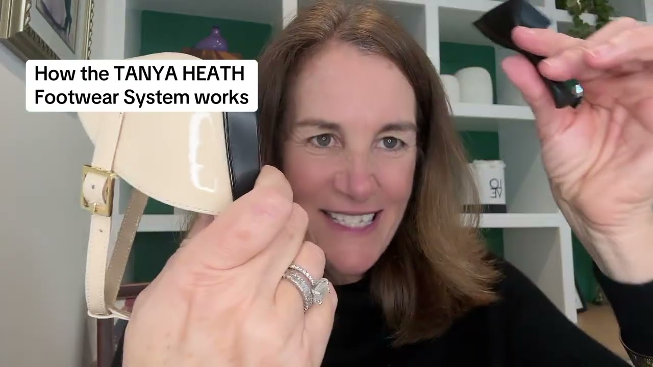 How do Interchangeable heels work at TANYA HEATH US. 