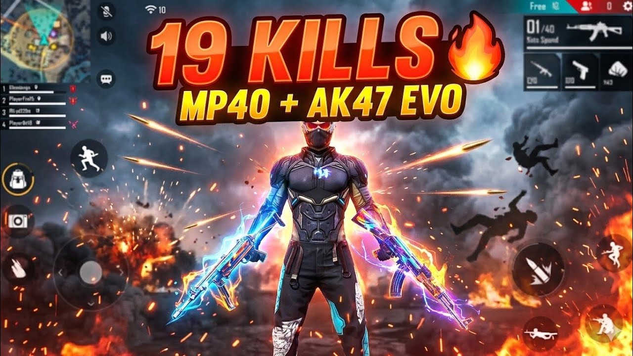 “19 Kills – AK & MP40 Domination”🔥🔥🔥