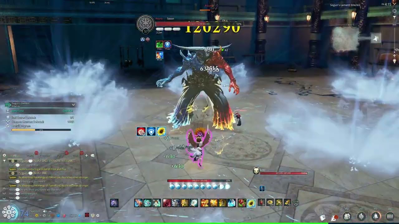 BnS Neo Lv74 Summoner Solo Asura, 48GM (Bestie)