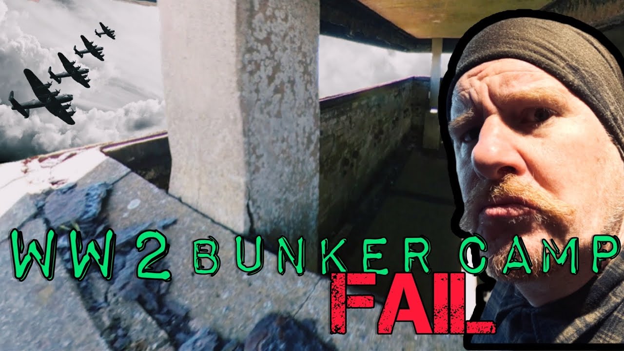 WW2 Bunker Camping Fail + Metal Detecting
