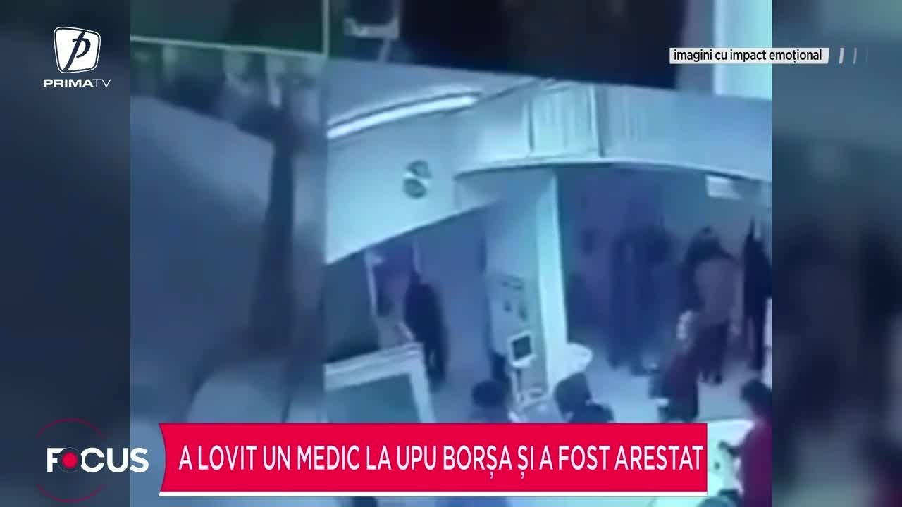 A lovit un medic la UPU Borșa și a fost arestat