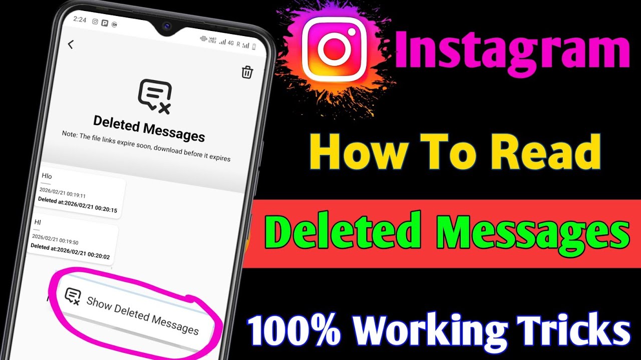 Instagram Deleted Message Kaise Dekhe 😱 2026| how to see deleted messages instagram(100% Reality)