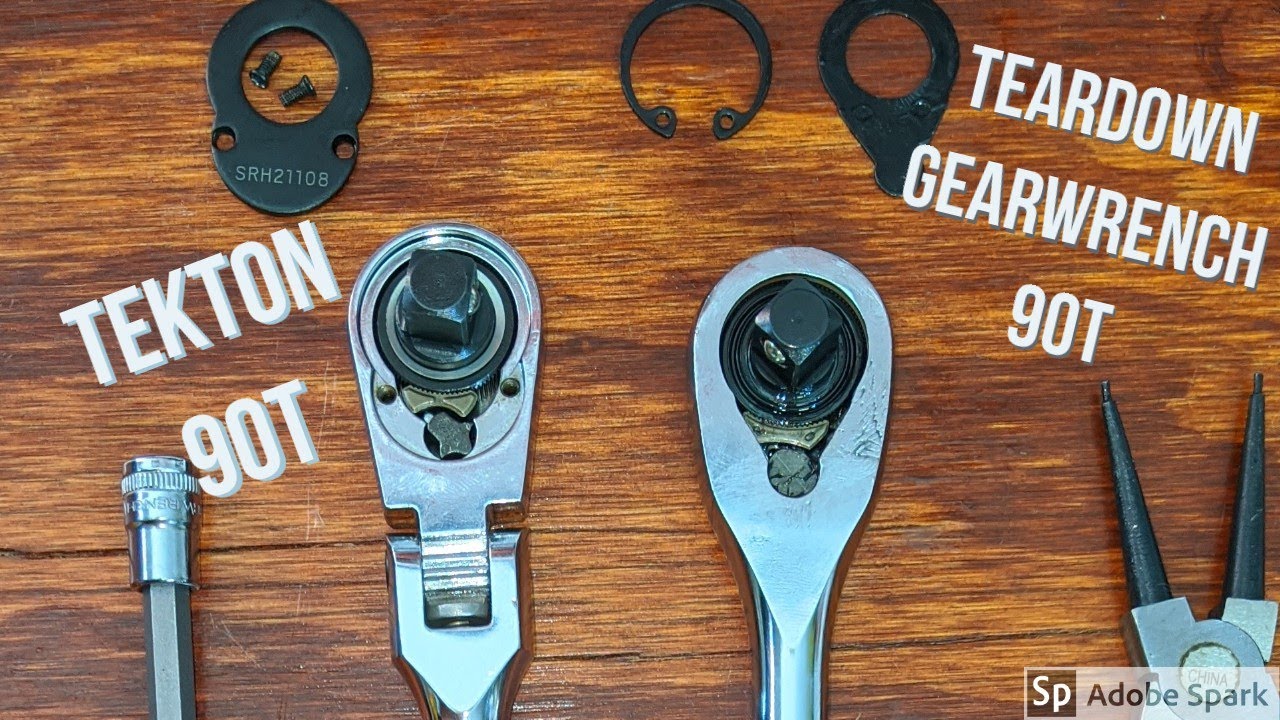 Teardown New Gearwrench 90 Tooth and Tekton 90 Tooth Ratchets