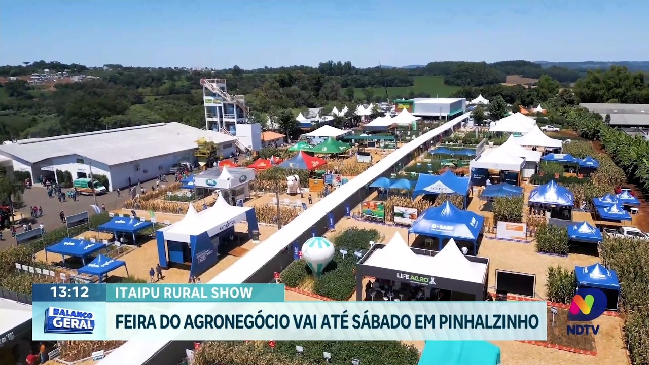 Itaipu Rural Show começa em Pinhalzinho e movimenta agronegócio