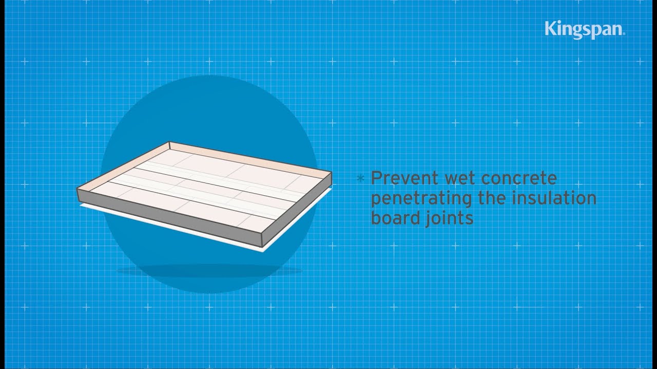 How to install basement floor insulation below screed