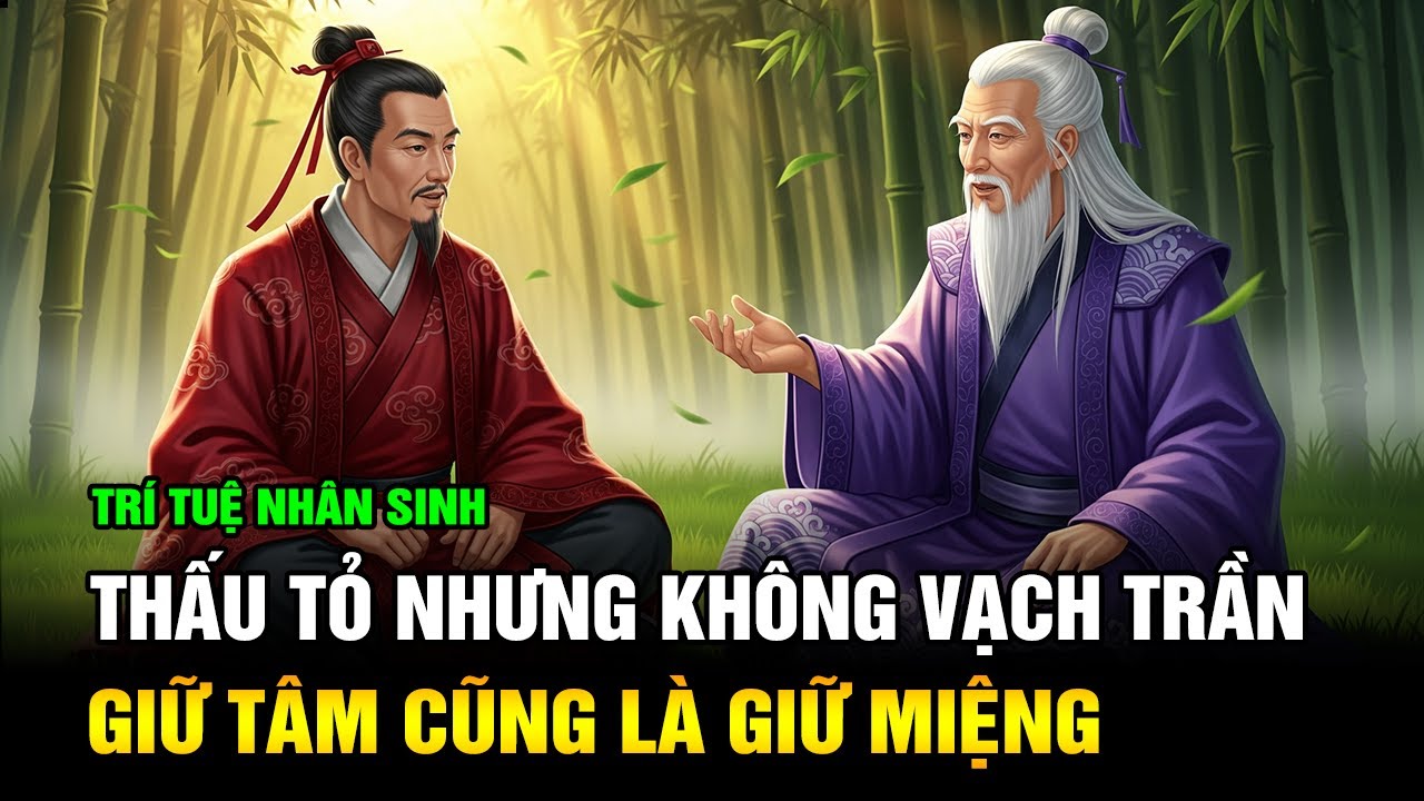 Trí Tuệ Nhân Sinh: Thấu Tỏ Nhưng Không Vạch Trần Giữ Tâm Cũng Là Giữ Miệng