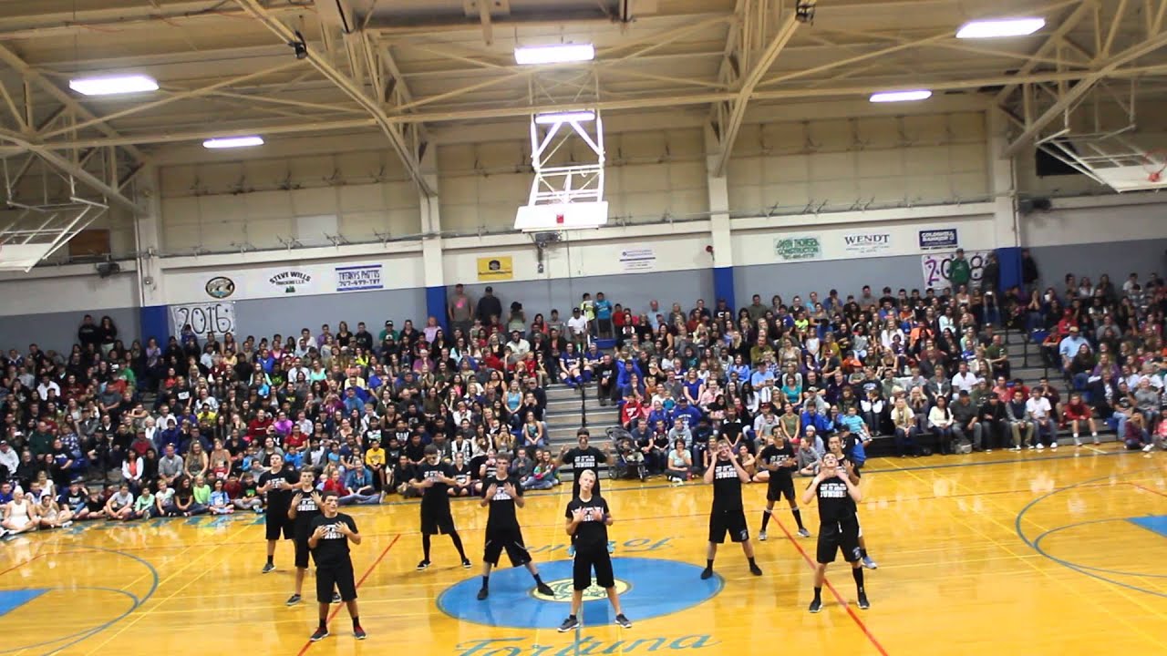 Junior Boys Cheerleading Homecoming 2014