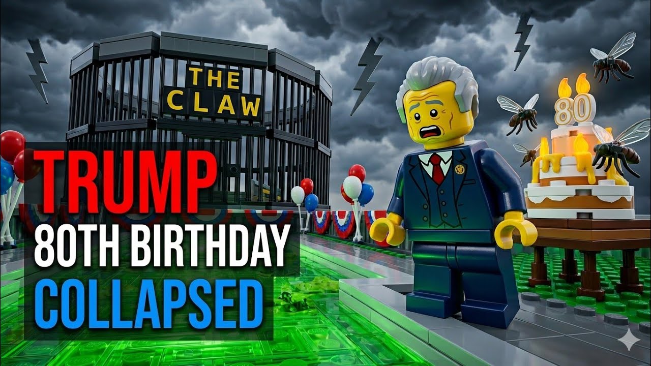 Trump's 80th Birthday Bash Turns Into Algae, Bugs & Bad Omens While Iran Watches &ndash; New Lego Iran 