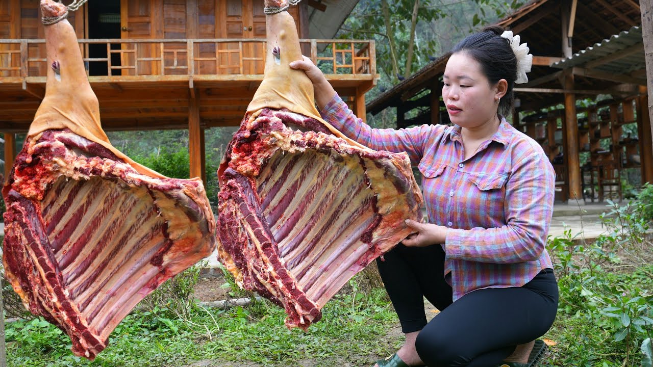Recipe for Delicious Beef and Five-Spice Wine Sauce to Sell at the Market | Trieu Mai Huong.
