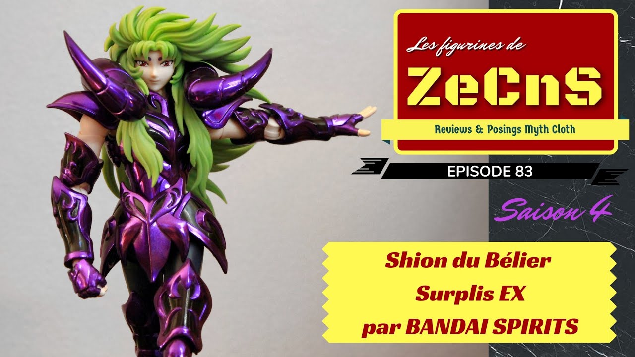 Saint Seiya Myth Cloth - Les Figurines de ZeCnS - Shion du Bélier Surplis EX Bandai Spirits Review