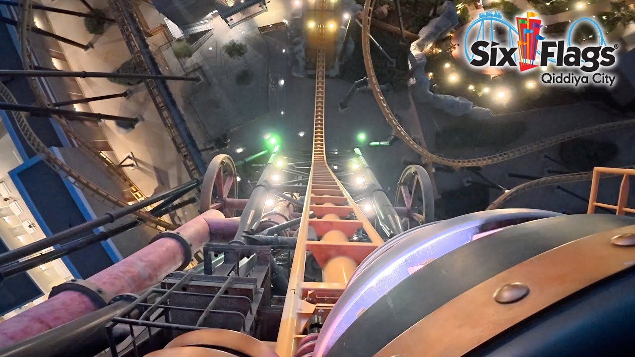 Iron Rattler TILT COASTER | Six Flags Qiddiya City 🇸🇦