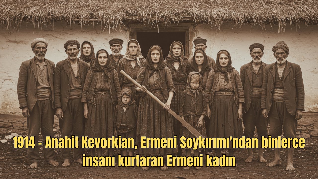 1915 - Anahit Kevorkian, Ermeni Soykırımı'ndan binlerce insanı kurtaran Ermeni kadın