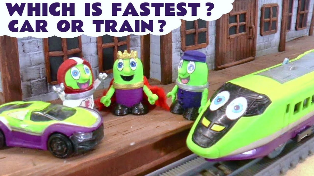 Toy Train Or Toy Car Fastest Wins Funlings Challenge