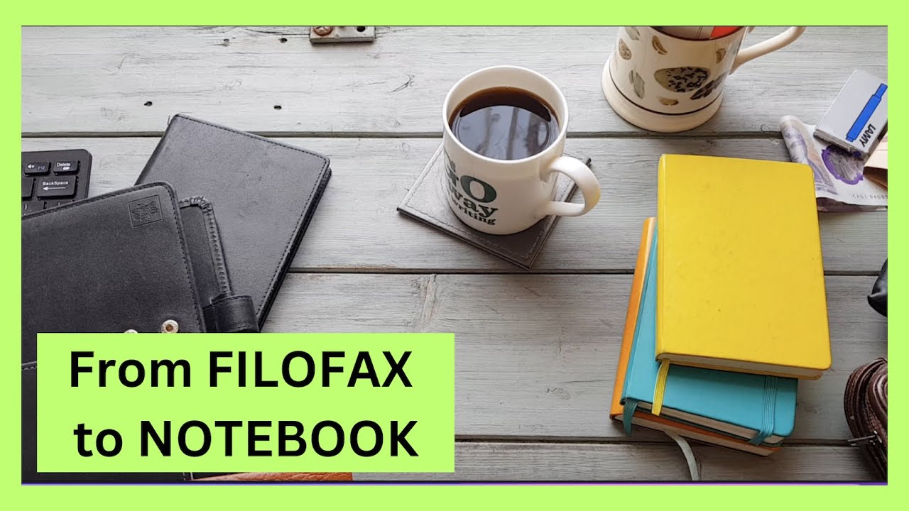 FILOFAX to NOTEBOOK : Improving Productivity #filofax #journal #productivity