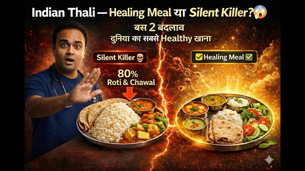 Indian Thali — Balanced Diet है या Health Disaster? Science का असली जवाब | Dr. Ashish Krishna