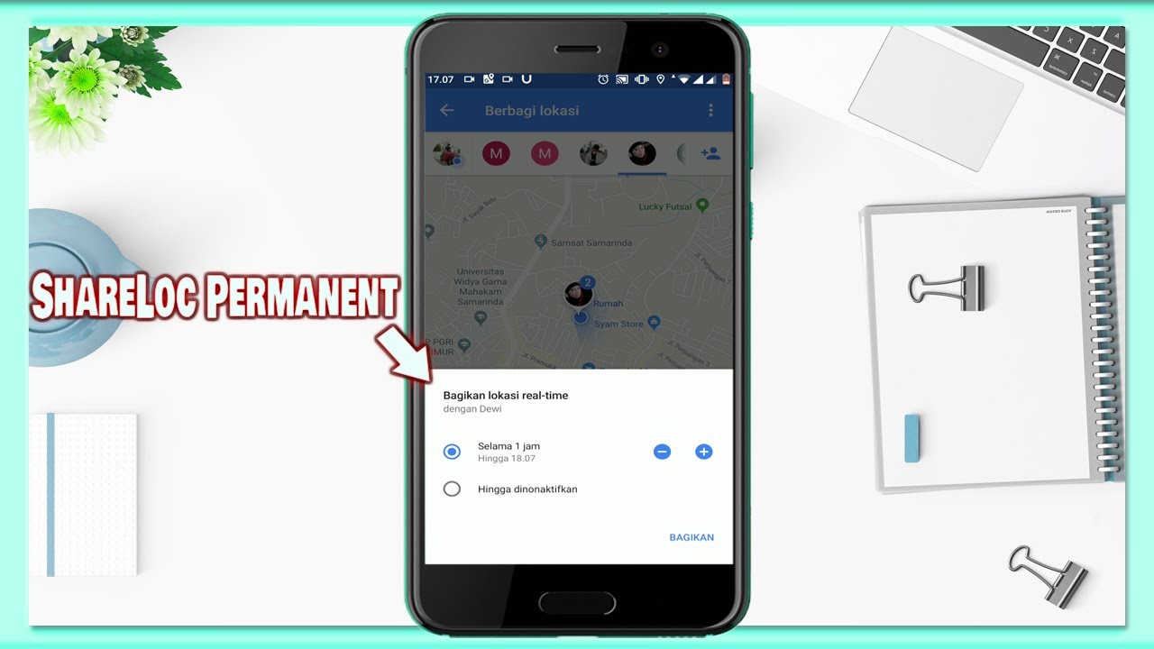 Bahan iklan video Google Maps Sharing Location Permanently di Google Ads (Adwords)