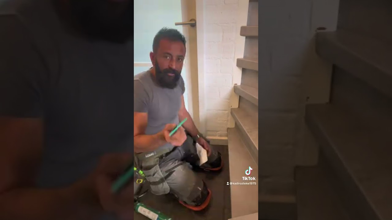 Traprenovatie, Merdiven kaplama laminaat