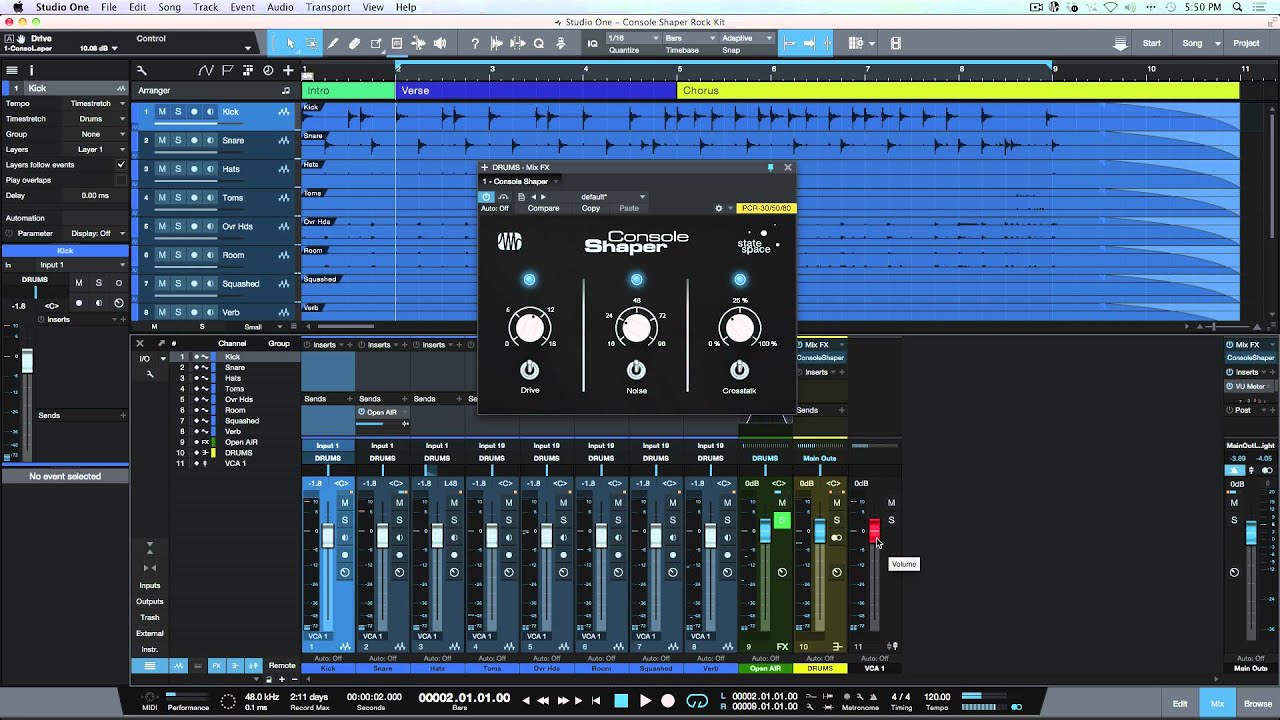 Studio One 3.2: Console Shaper Overview