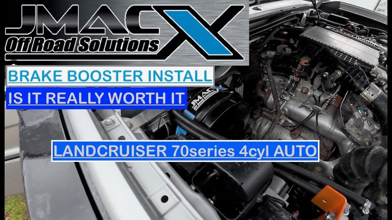 JMACX Brake Booster install and review Toyota Landcruiser 76 78 & 79series 2.8 4cylinder  automatic