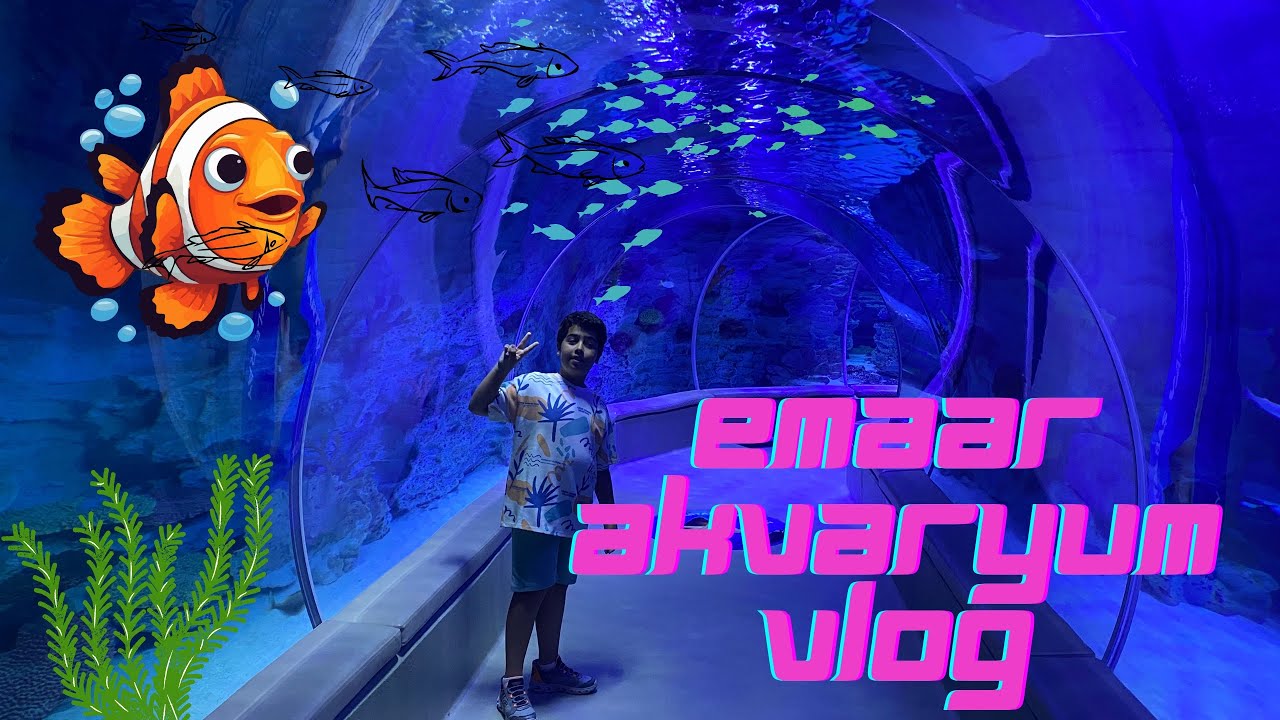 Uras’la Balıkların Dünyasına Yolculuk Emaar Akvaryum Vlog 🐠 | Emaar Aquarium Vlog