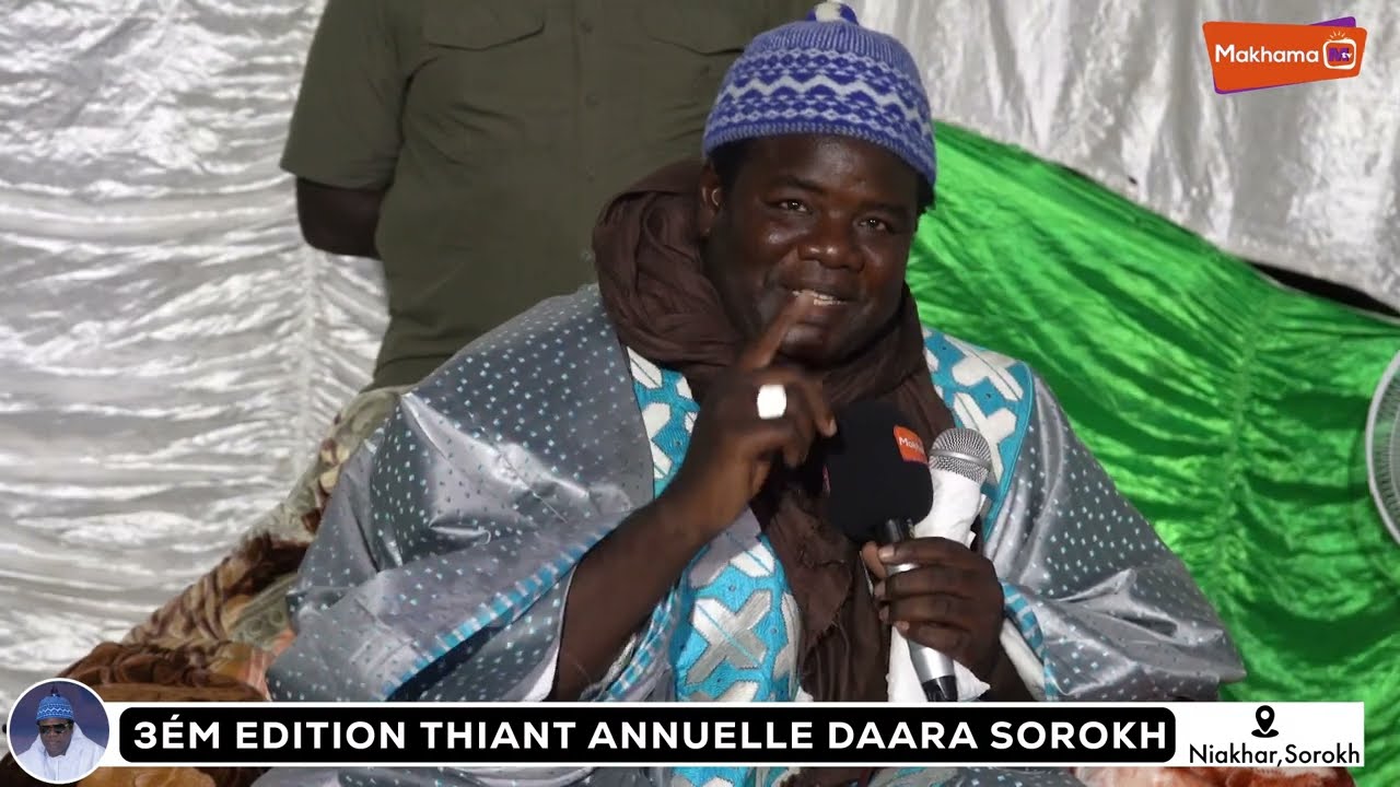 Thiant Annuelle sorokh :Discours Serigne Aidara Mbacké