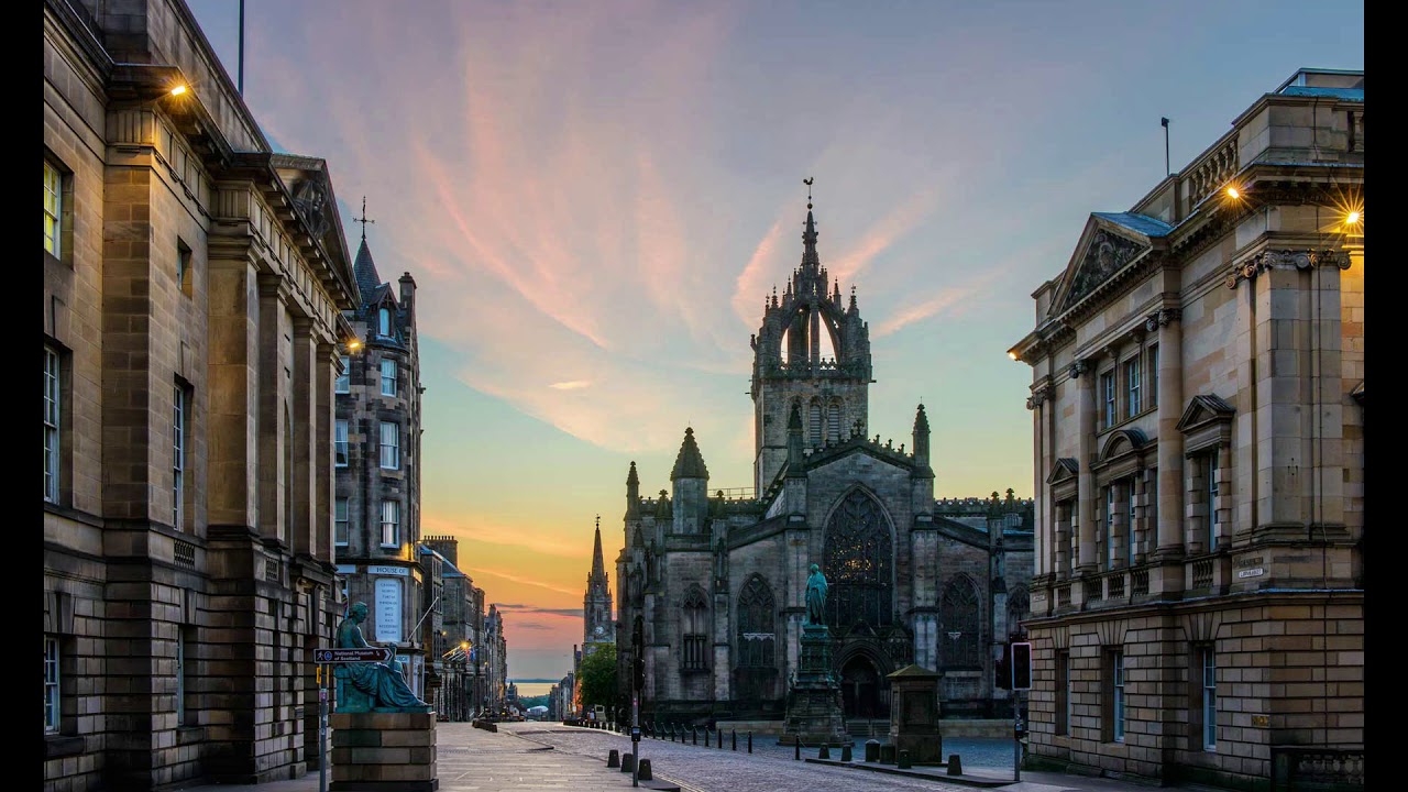 EDINBURGH St. Giles' Cathedral Edmondson VOM HIMMEL HOCH