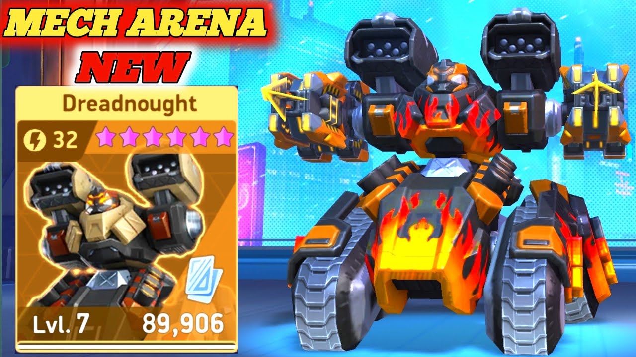 New Dreadnought and Revoker: Unstoppable Chaos and Destruction (Test Server) - Mech Arena