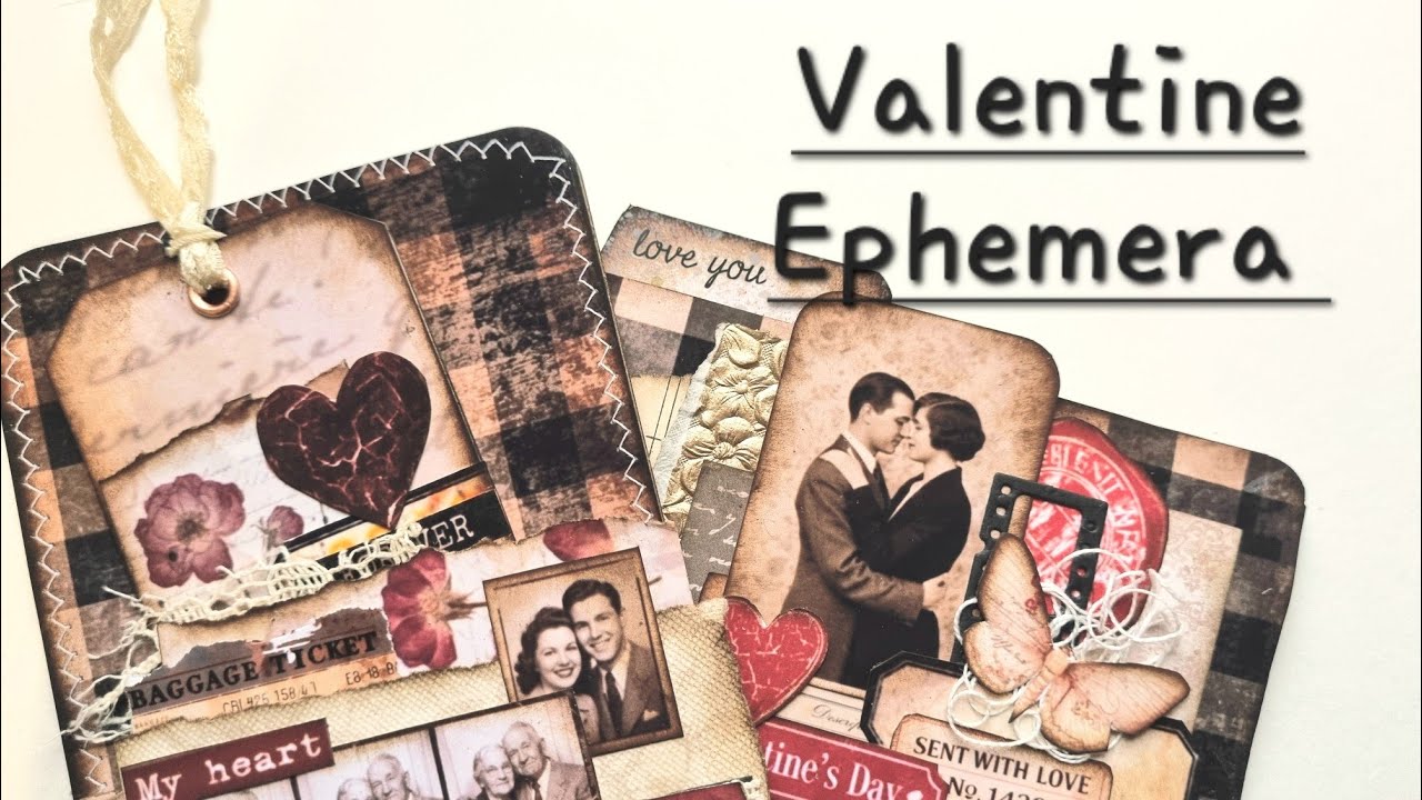 Valentine Journal Ephemera.