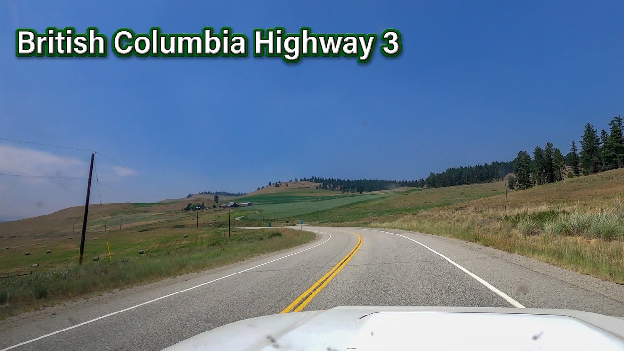 Vancouver to Castlegar (near Nelson and Trail) Driving TimeWarp, BC, Canada
