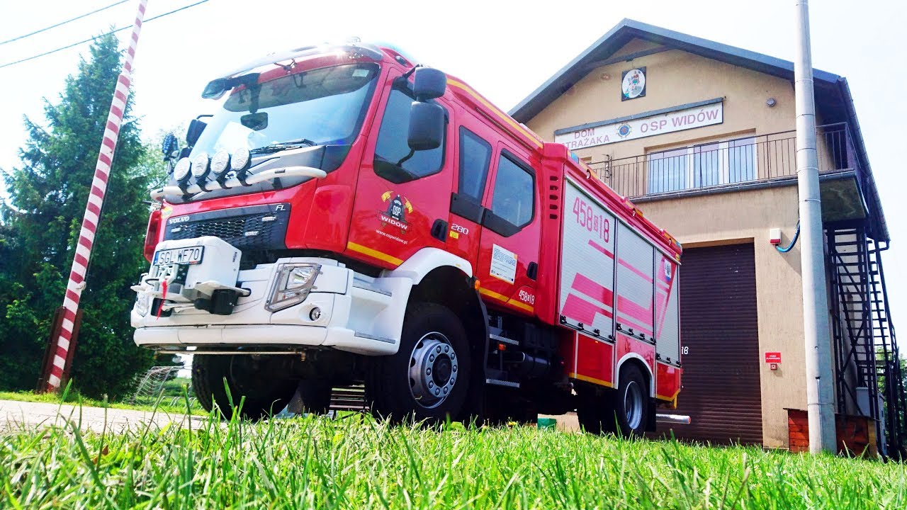 Volvo FL 280 4x4 GBA Bocar - OSP KSRG Widów -  Powitanie nowego wozu