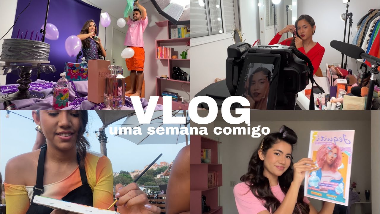 UMA SEMANA COMIGO - bastidores de trabalhos/ eventos/ rotina