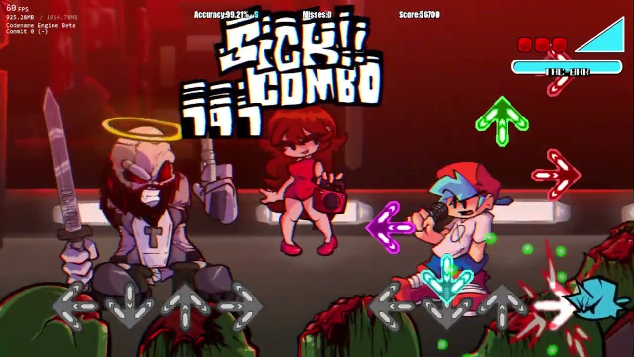 FNF - Friday Night Madness (Cancelled Build) - 1Corekiller (By 