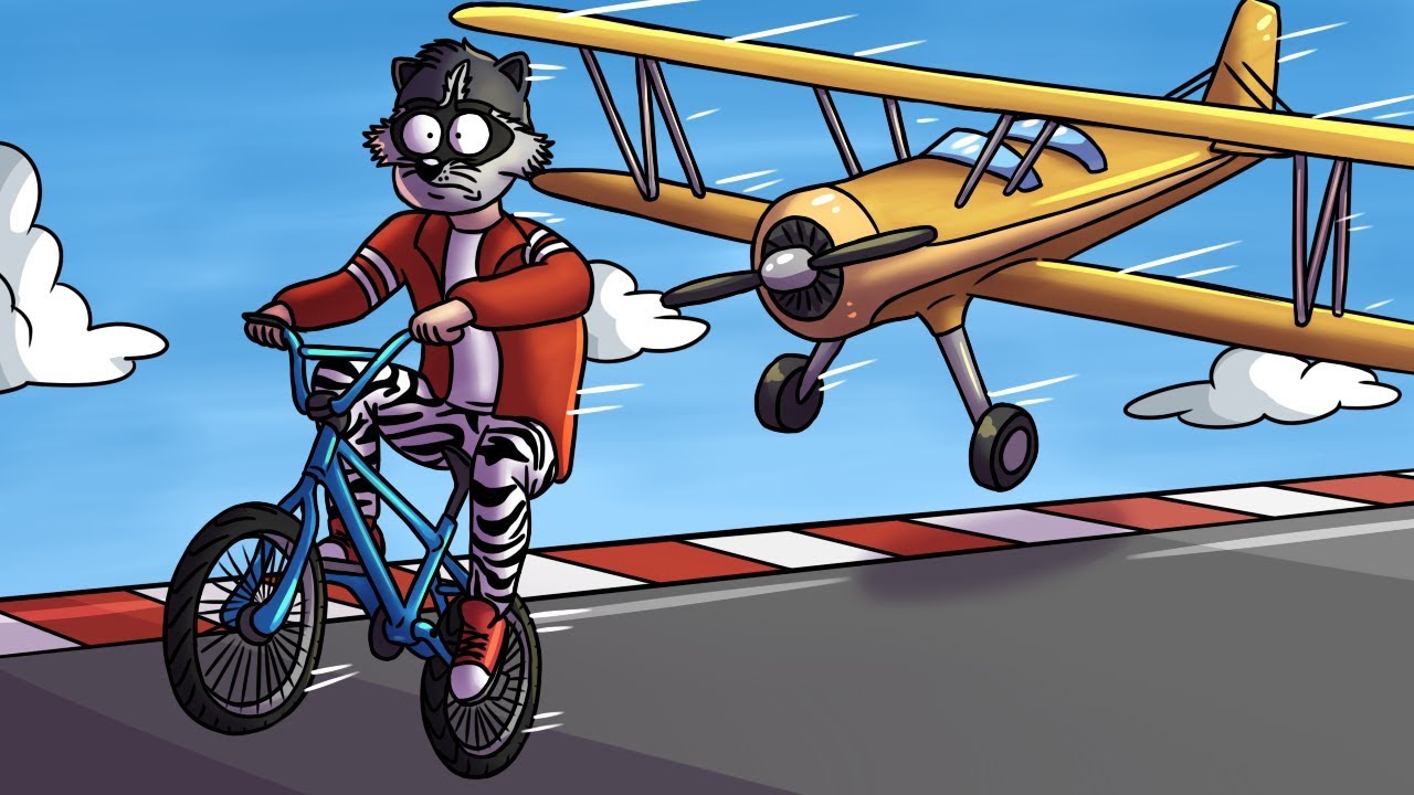 LETADLA VS BMX!