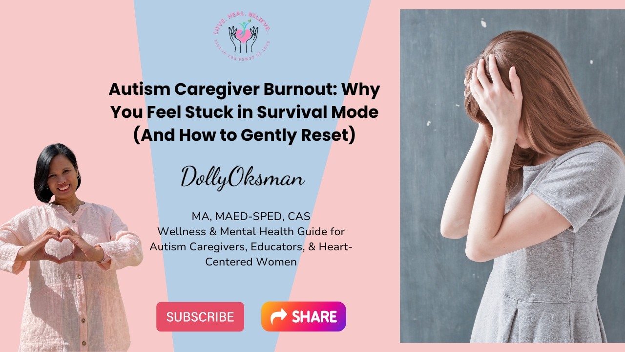 Autism Caregiver Burnout: Why You Feel Stuck in Survival Mode (And How to Gently Reset)
