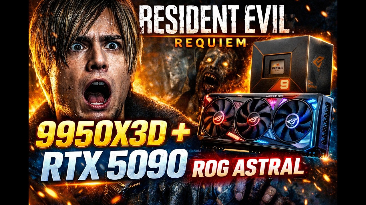 Resident Evil Requiem AO VIVO 🔥 4K ULTRA no PC EXTREMO (RTX 5090)