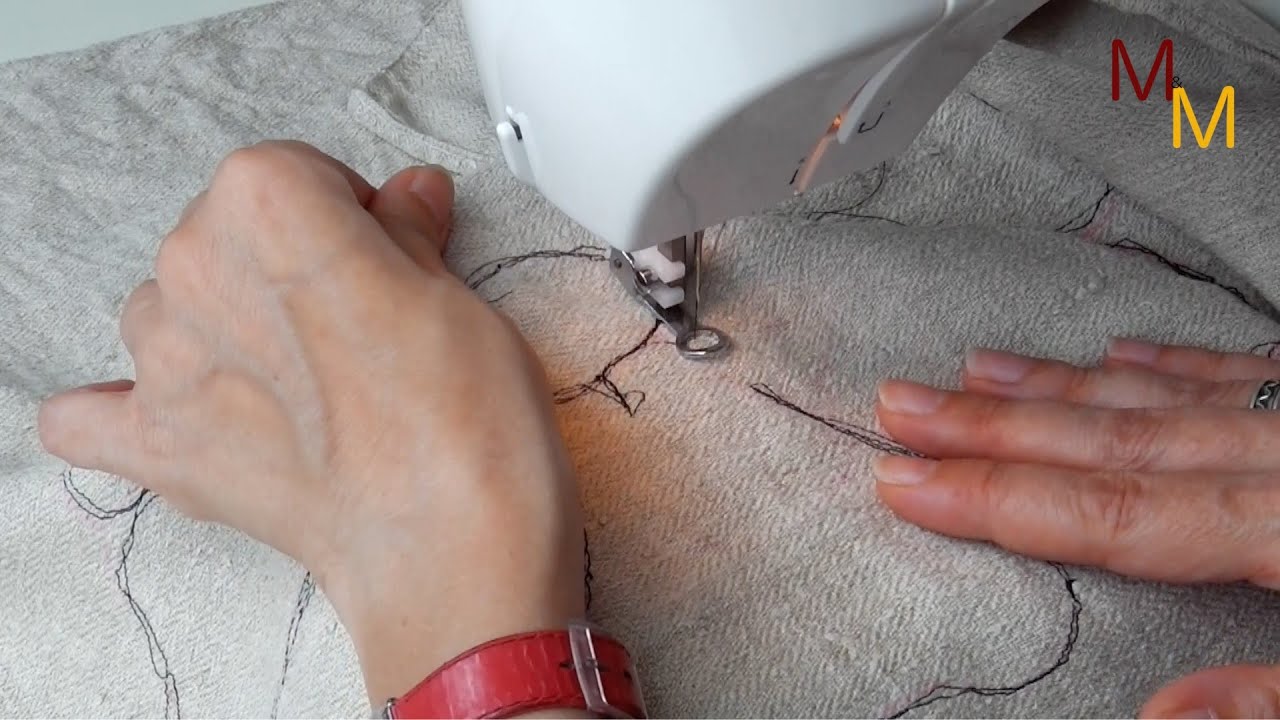 Malen mit der Nähmaschine