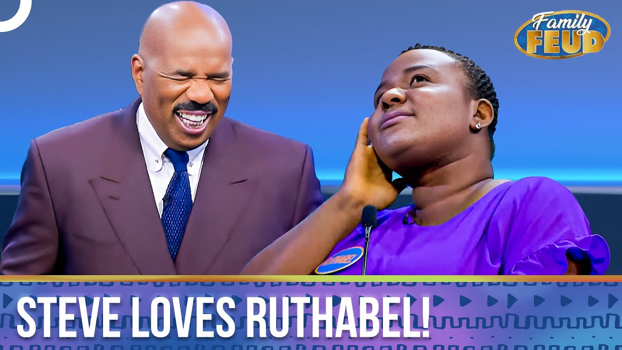 Ruthabel Cracks Everyone Up!! | Family Feud